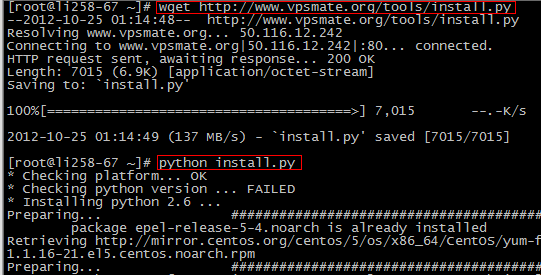 linux服务器控制面板vpsmate安装方法