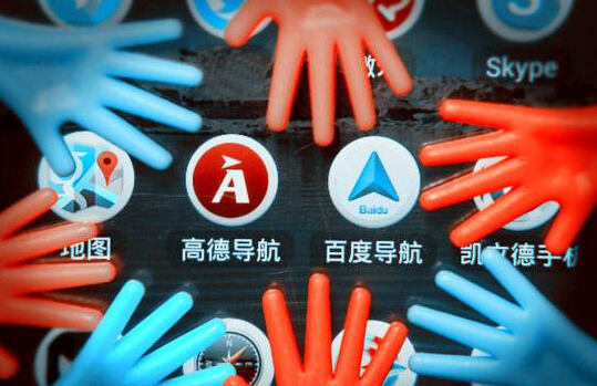 百度地图向左进军O2O，高德地图向右发力智慧交通