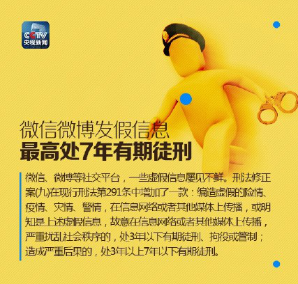 发假消息可判刑 微信发假消息 微信造谣